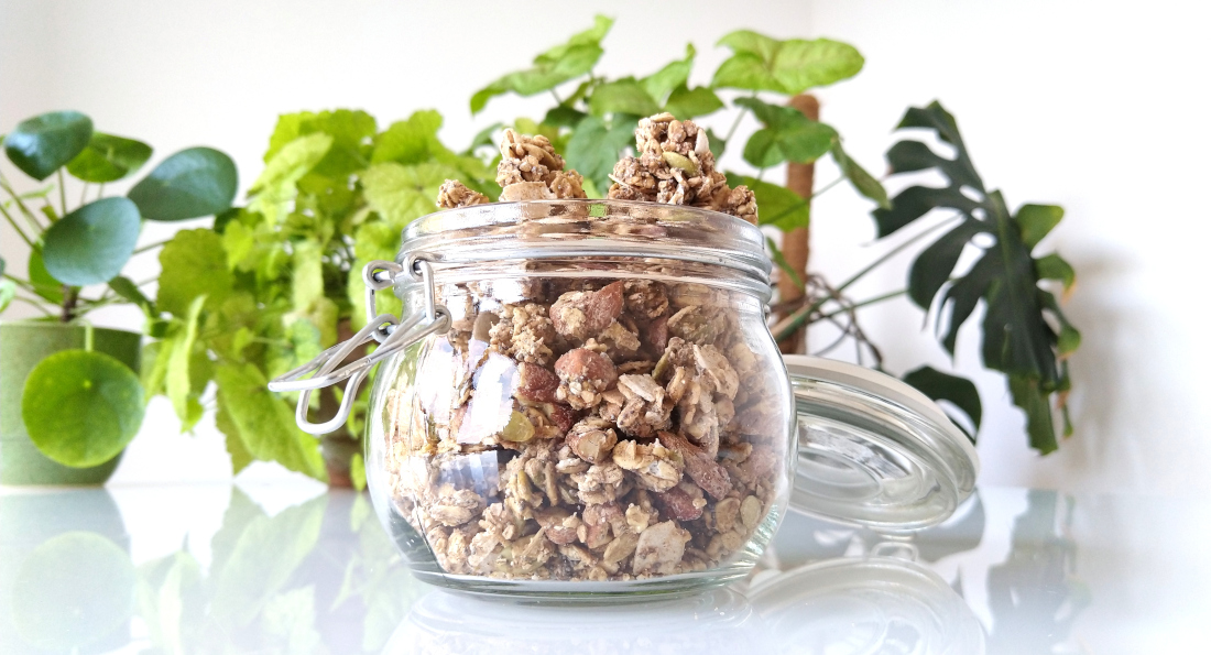 Granola met zuurdesem discard