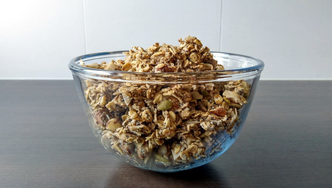 Granola met zuurdesem discard