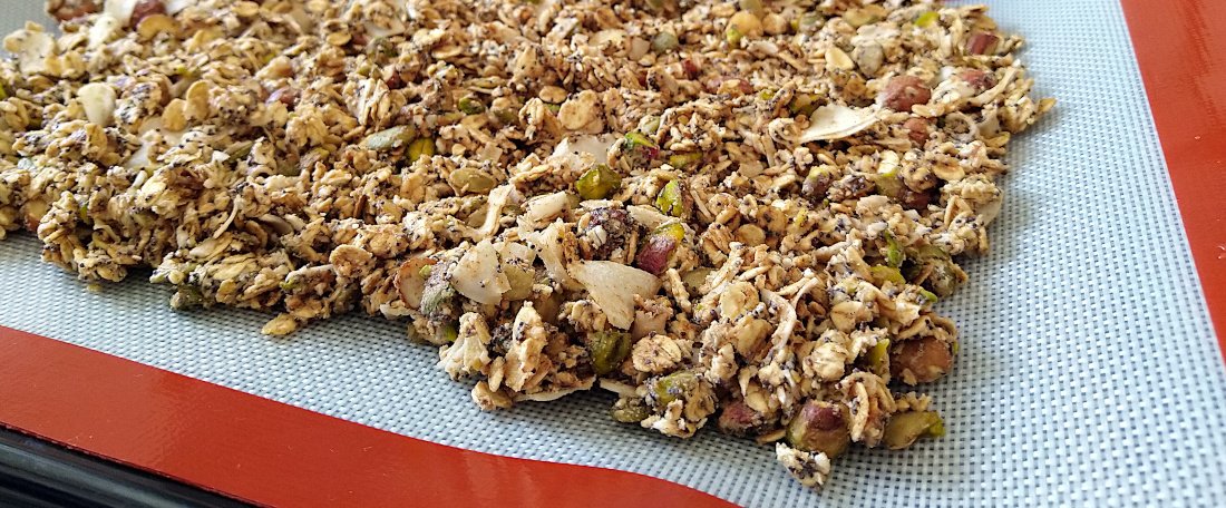 Granola met zuurdesem discard